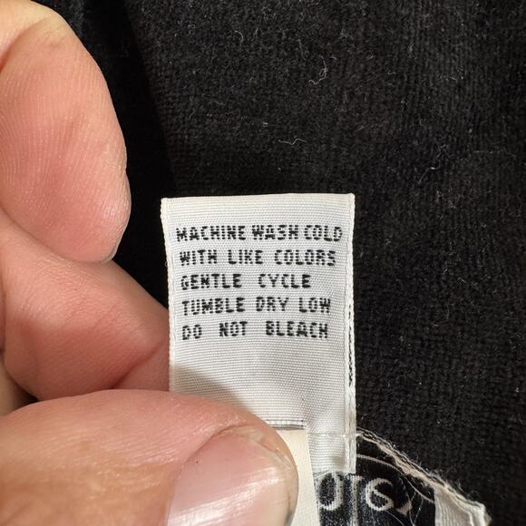 Vintage 90s Ellen Ashley Velvet Dress XL Dark Romantic Goth Vamp Witchy Morticia - Picture 5 of 9